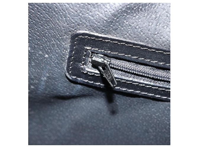 Céline Borsa a mano in tela Macadam CELINE in pelle PVC nera e oro Auth 177722 Nero D'oro - vista 22