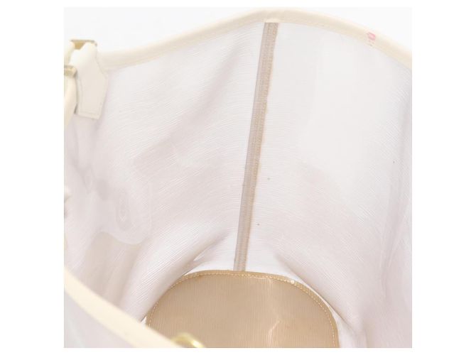 LOUIS VUITTON Epi Plage Lagoon Bay Tote Bag White Clear M92151 LV Auth ep14269 - view 18