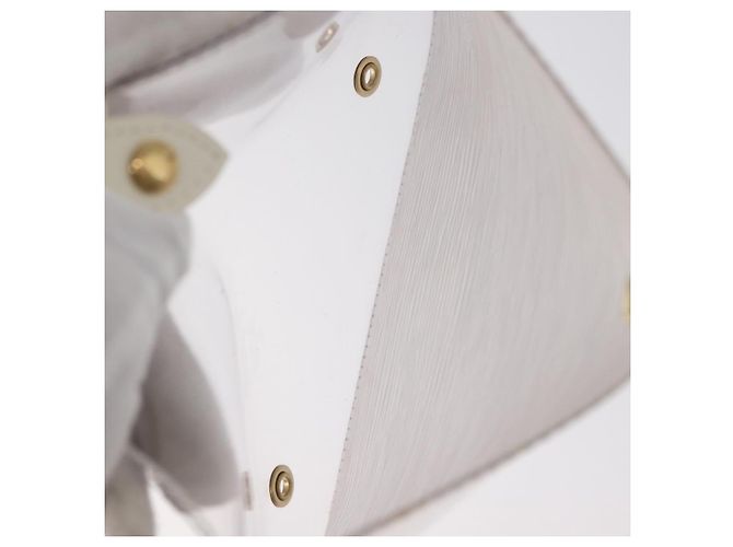 LOUIS VUITTON Epi Plage Lagoon Bay Tote Bag White Clear M92151 LV Auth ep14269 - view 22