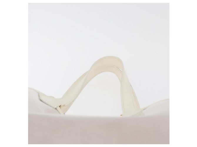 LOUIS VUITTON Epi Plage Lagoon Bay Tote Bag White Clear M92151 LV Auth ep14269 - view 9