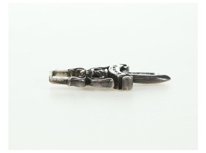 Pendente Charm Daga Chrome Hearts Top Ag925 Argento Auth 177360V - vista 10