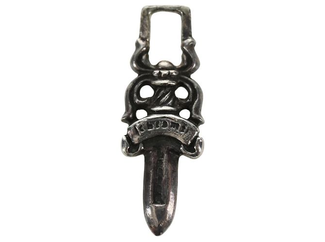 Pendente Charm Daga Chrome Hearts Top Ag925 Argento Auth 177360V - vista 2