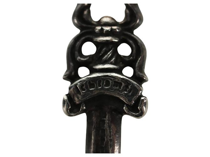 Pendente Charm Daga Chrome Hearts Top Ag925 Argento Auth 177360V - vista 4