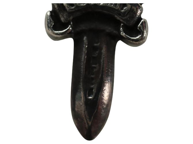 Pendente Charm Daga Chrome Hearts Top Ag925 Argento Auth 177360V - vista 7