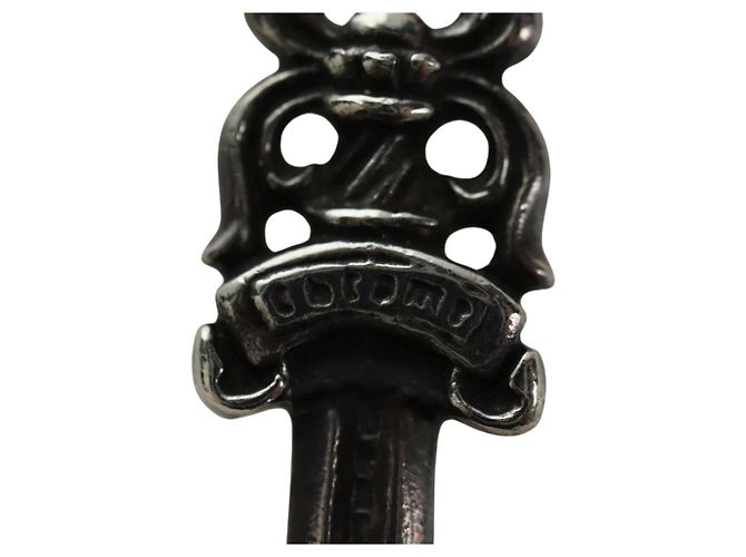 Pendente Charm Daga Chrome Hearts Top Ag925 Argento Auth 177360V - vista 8