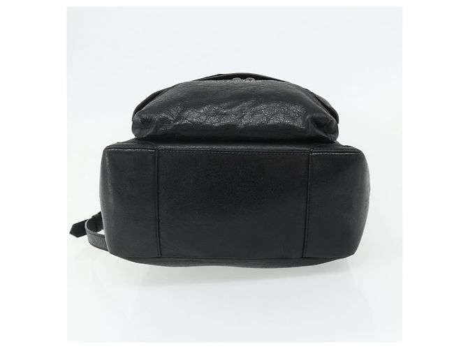 Zaino in pelle nera e argento BALENCIAGA 409010 Auth bs34947 Nero - vista 11