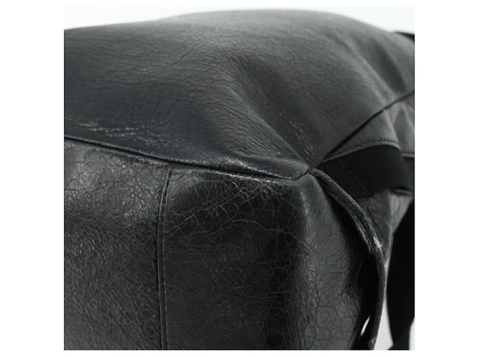 Zaino in pelle nera e argento BALENCIAGA 409010 Auth bs34947 Nero - vista 14
