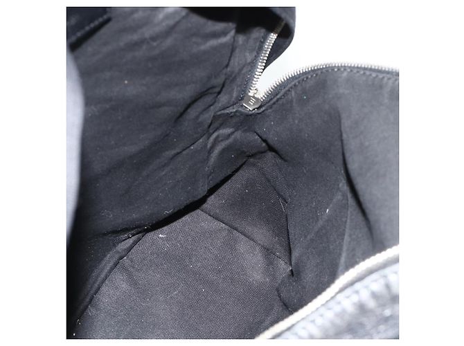 Zaino in pelle nera e argento BALENCIAGA 409010 Auth bs34947 Nero - vista 20