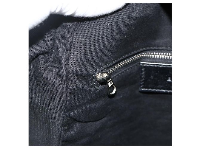 Zaino in pelle nera e argento BALENCIAGA 409010 Auth bs34947 Nero - vista 22