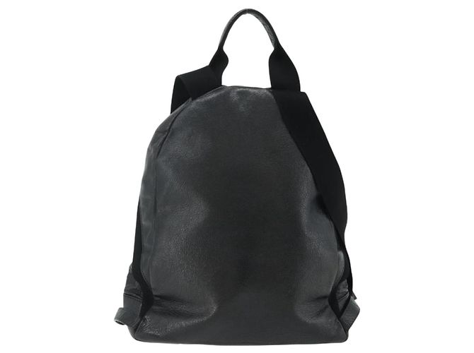 Zaino in pelle nera e argento BALENCIAGA 409010 Auth bs34947 Nero - vista 3