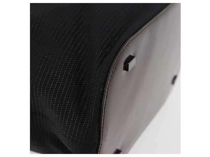 Céline Borsa Tote in Tela Nera Auth bs34859 Nero - vista 12