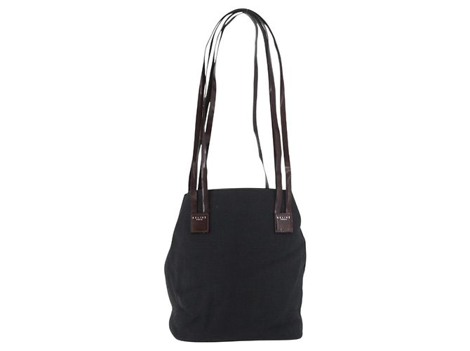 Céline Borsa Tote in Tela Nera Auth bs34859 Nero - vista 2