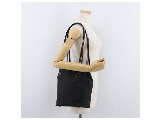 Céline Borsa Tote in Tela Nera Auth bs34859 Nero - vista 22