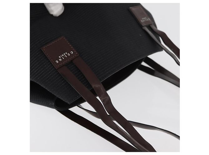Céline Borsa Tote in Tela Nera Auth bs34859 Nero - vista 6