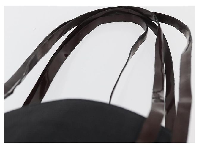 Céline Borsa Tote in Tela Nera Auth bs34859 Nero - vista 8