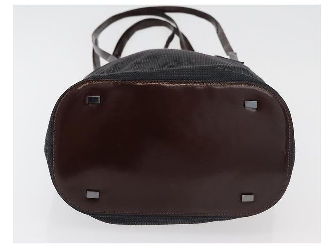 Céline Borsa Tote in Tela Nera Auth bs34859 Nero - vista 9