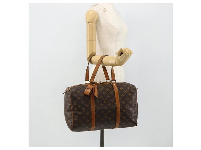 LOUIS VUITTON Monogram Sac Souple 35 Boston Tasche M41626 LV Auth 178530 Monogramm - Ansicht 21