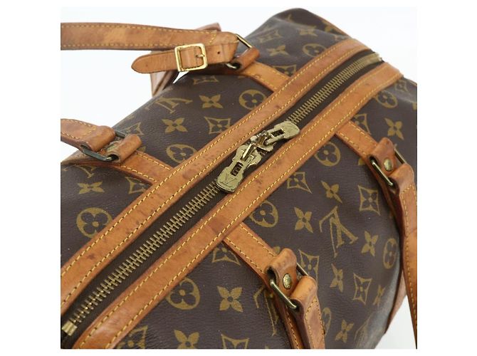 LOUIS VUITTON Monogram Sac Souple 35 Boston Tasche M41626 LV Auth 178530 Monogramm - Ansicht 6