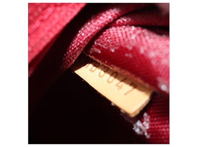 LOUIS VUITTON Valigia Pegas 45 Monogram Vernis Pomme D'amour M91278 Auth kk662 Rosso - vista 12