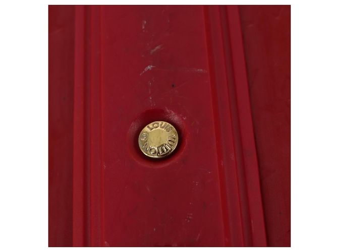 LOUIS VUITTON Valigia Pegas 45 Monogram Vernis Pomme D'amour M91278 Auth kk662 Rosso - vista 18