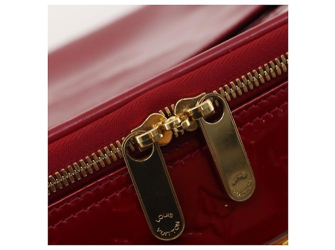 LOUIS VUITTON Valigia Pegas 45 Monogram Vernis Pomme D'amour M91278 Auth kk662 Rosso - vista 20