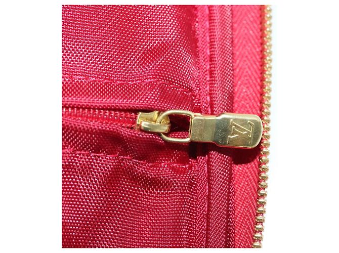 LOUIS VUITTON Valigia Pegas 45 Monogram Vernis Pomme D'amour M91278 Auth kk662 Rosso - vista 22
