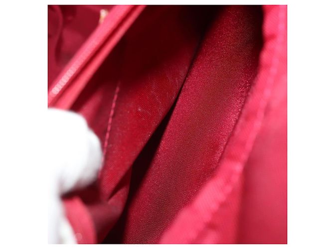 LOUIS VUITTON Valigia Pegas 45 Monogram Vernis Pomme D'amour M91278 Auth kk662 Rosso - vista 23