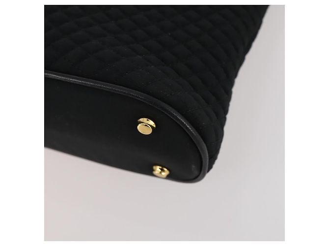 Autre Marque Borsa a Spalla TIFFANY&Co. BALLY in Nylon e Pelle 2 Set Nero Oro Autentico 173297 - vista 19