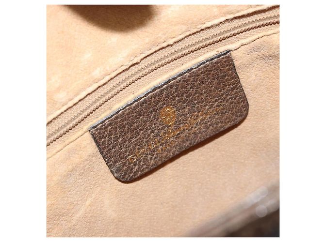 Borsa Sherry Line GG Supreme Web di GUCCI in PVC beige e oro 14 02 034 Auth 178112 D'oro - vista 16