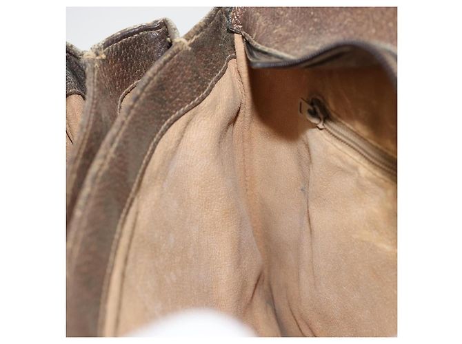 Borsa Sherry Line GG Supreme Web di GUCCI in PVC beige e oro 14 02 034 Auth 178112 D'oro - vista 19