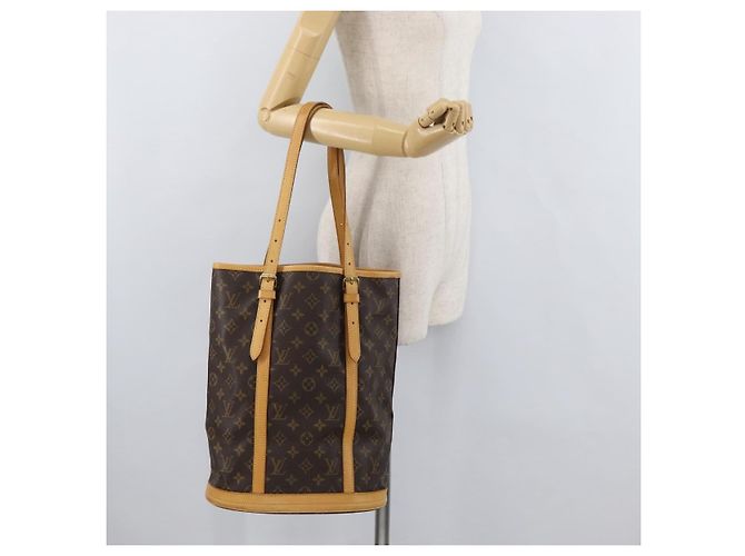 LOUIS VUITTON Borsa a Spalla Monogram Bucket GM M42236 LV Auth ka4155 Monogramma - vista 21