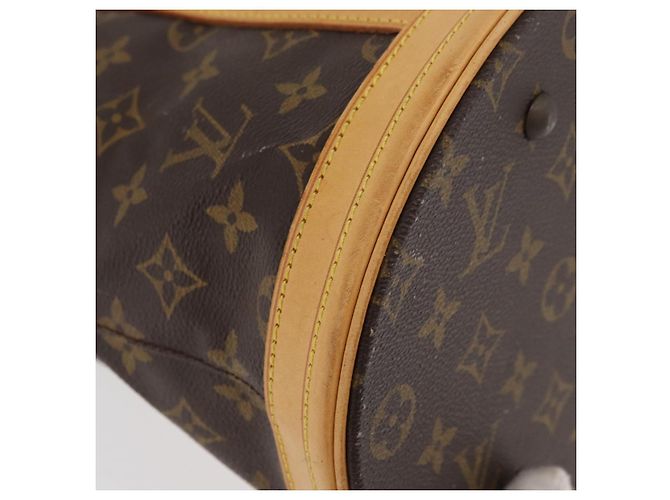 LOUIS VUITTON Borsa a Spalla Monogram Bucket GM M42236 LV Auth ka4155 Monogramma - vista 9