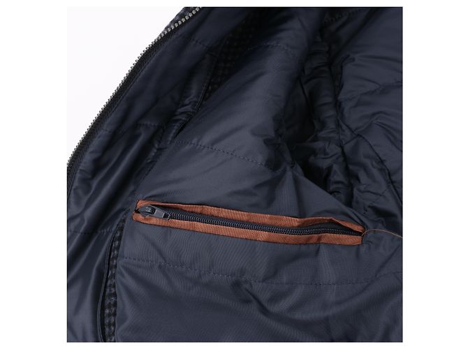 Autre Marque Wollmantel CC Collection Corneliani mit abnehmbarer Kapuzenfutter, Größe 50 Grau - Ansicht 11