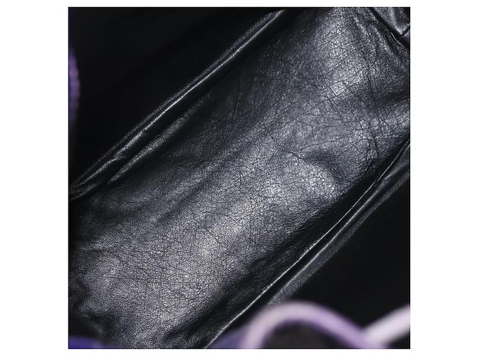 Céline Borsa a Spalla CELINE in Pelle Blu Argento Autentica 177062 - vista 16