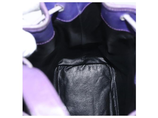 Céline Borsa a Spalla CELINE in Pelle Blu Argento Autentica 177062 - vista 18