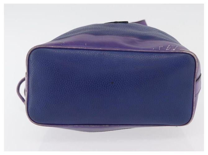 Céline Borsa a Spalla CELINE in Pelle Blu Argento Autentica 177062 - vista 9