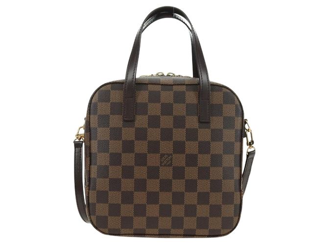 LOUIS VUITTON Borsa a Mano Spontini Damier Ebene SPO 2way M47500 LV Auth am11377SAV - vista 2