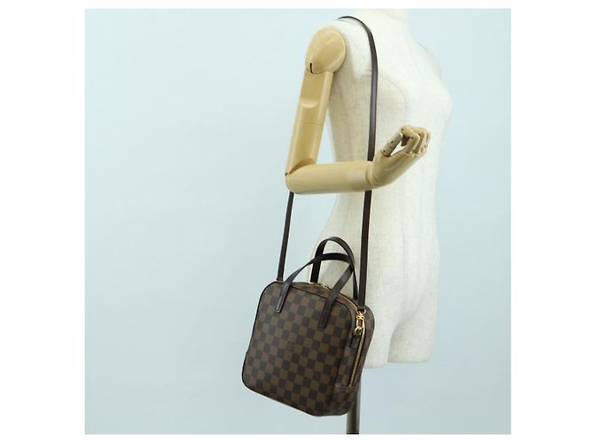 LOUIS VUITTON Borsa a Mano Spontini Damier Ebene SPO 2way M47500 LV Auth am11377SAV - vista 25