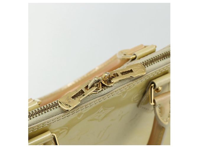 LOUIS VUITTON Borsa a Mano Monogram Vernis Alma PM 2way Beige M90170 LV Auth 177260 - vista 17