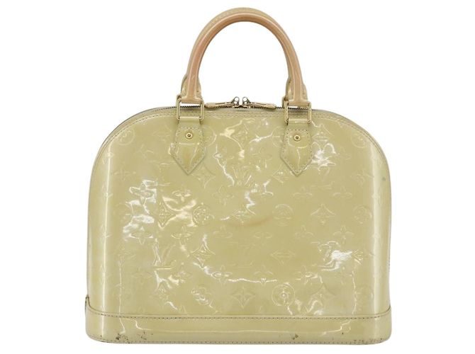 LOUIS VUITTON Borsa a Mano Monogram Vernis Alma PM 2way Beige M90170 LV Auth 177260 - vista 2