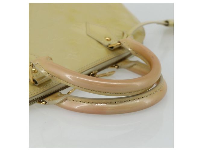 LOUIS VUITTON Borsa a Mano Monogram Vernis Alma PM 2way Beige M90170 LV Auth 177260 - vista 7