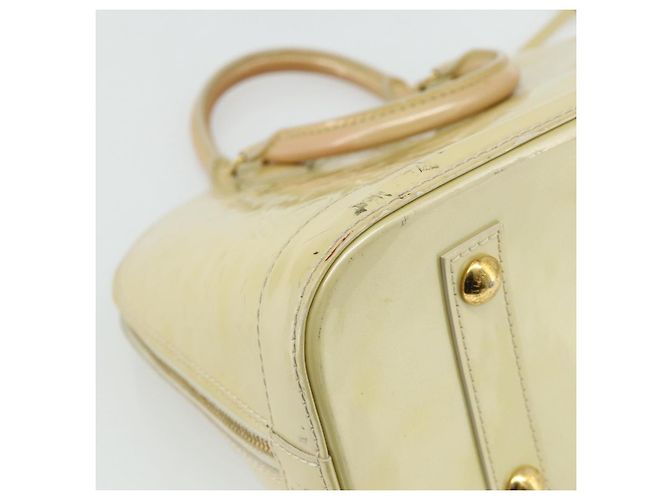 LOUIS VUITTON Borsa a Mano Monogram Vernis Alma PM 2way Beige M90170 LV Auth 177260 - vista 9