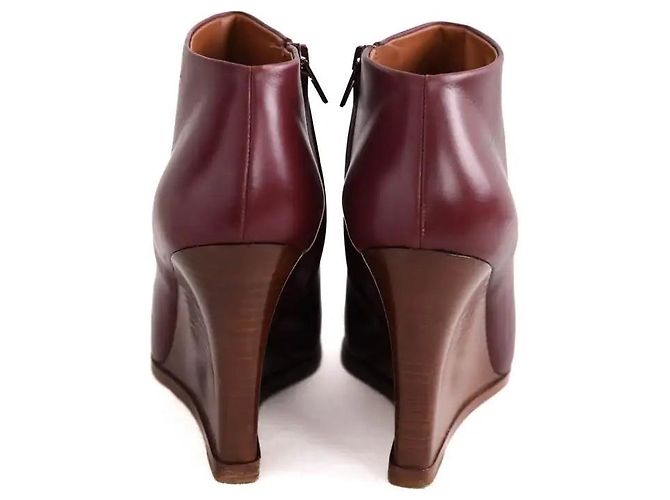 Céline Stivali bordeaux Bordò - vista 2