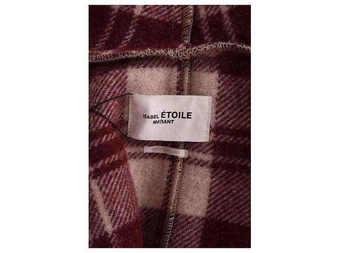 Isabel Marant Etoile Chaqueta granate Burdeos - vista 5
