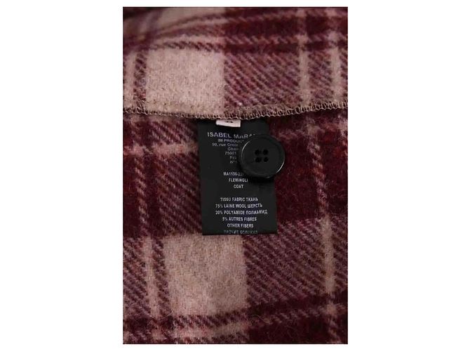 Isabel Marant Etoile Chaqueta granate Burdeos - vista 6