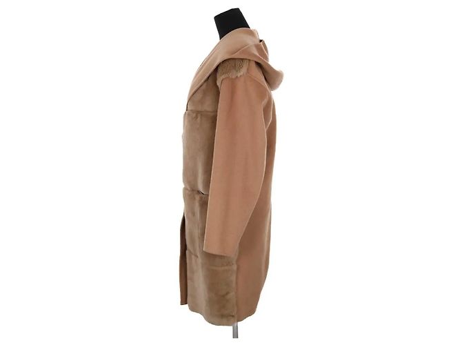 Rizal Kaschmir Mantel Camel Größe L Kamel - Ansicht 3