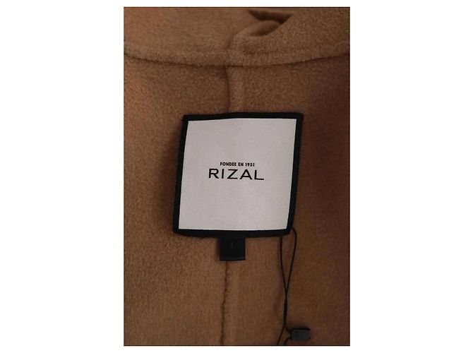 Rizal Kaschmir Mantel Camel Größe L Kamel - Ansicht 5
