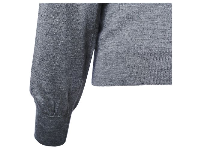 Suéter de lã cinza com gola alta Jil Sander - vista 5