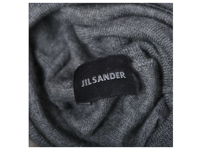 Suéter de lã cinza com gola alta Jil Sander - vista 7