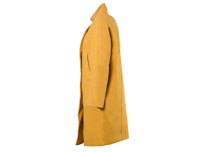 Cappotto in misto lana senape Max & Co - vista 2